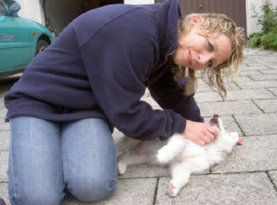 Sein neues Frauchen :-)