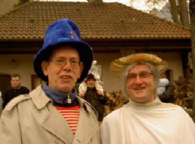 Alex ihr Papa der Andi und ich